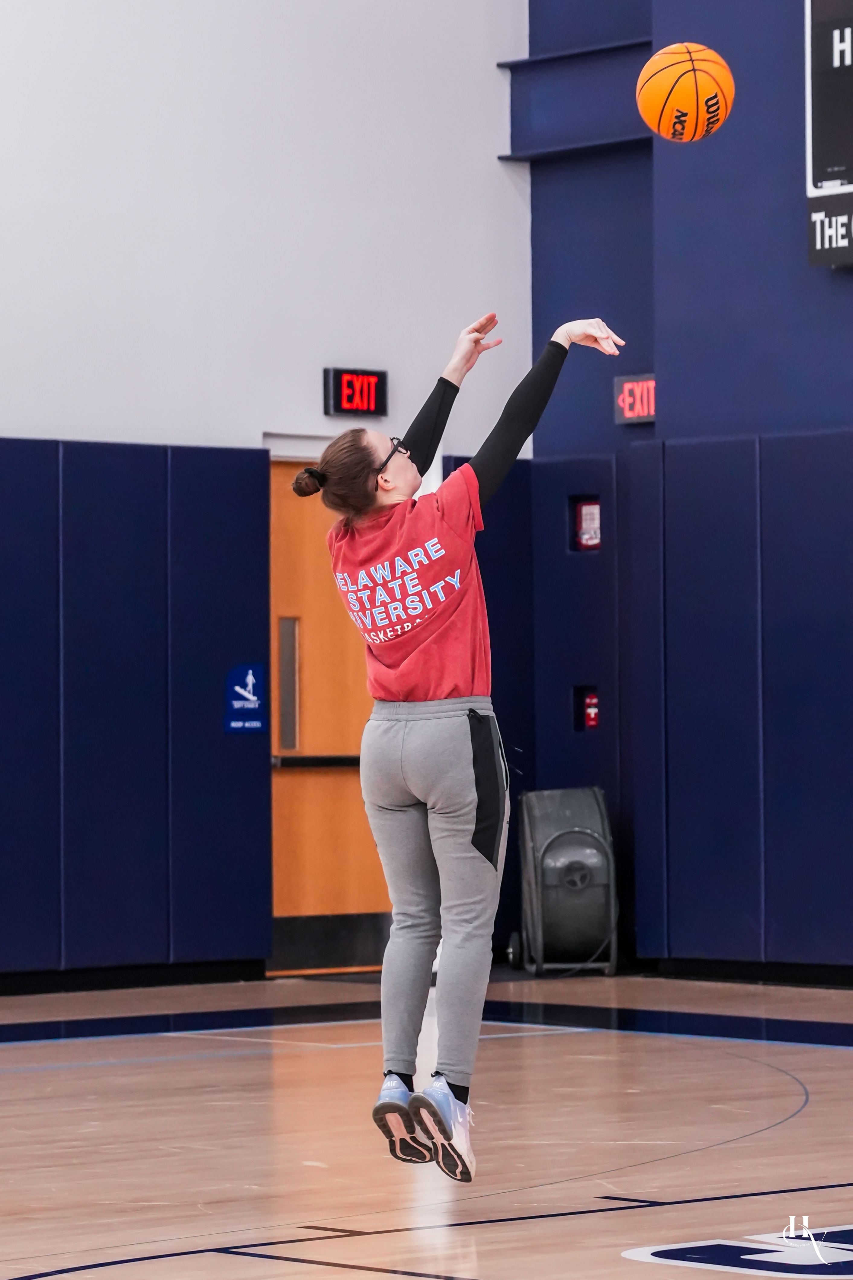 Vintage Washed Basketball Tee - Red | 1891 Society Team Edition