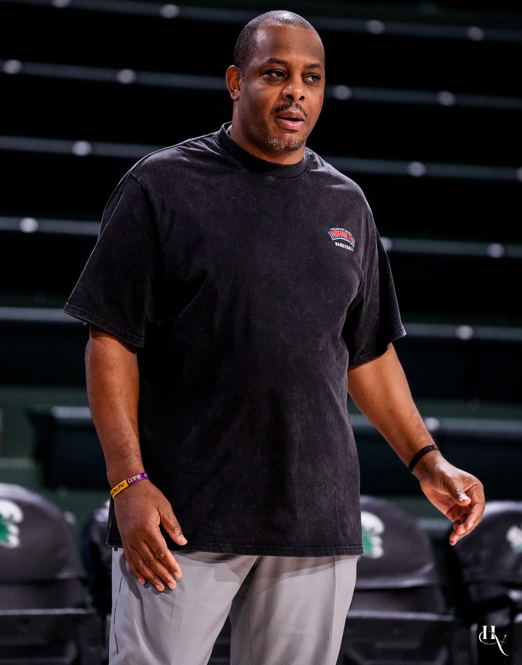 Vintage Washed Basketball Tee - Black | 1891 Society Team Edition