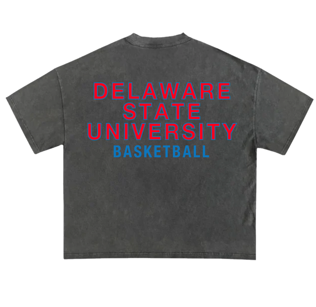 Vintage Washed Basketball Tee - Grey| 1891 Society Team Edition