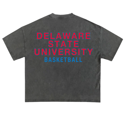 Vintage Washed Basketball Tee - Grey| 1891 Society Team Edition