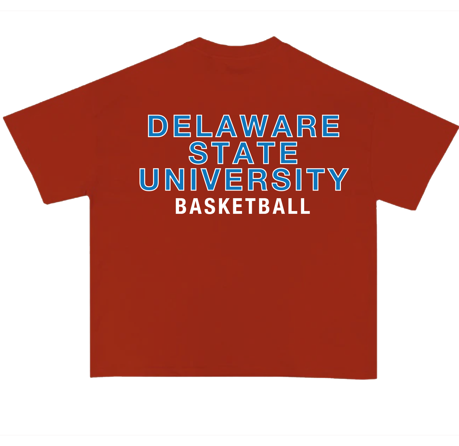 Vintage Washed Basketball Tee - Red | 1891 Society Team Edition