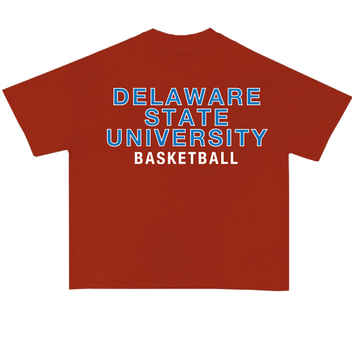 Vintage Washed Basketball Tee - Red | 1891 Society Team Edition