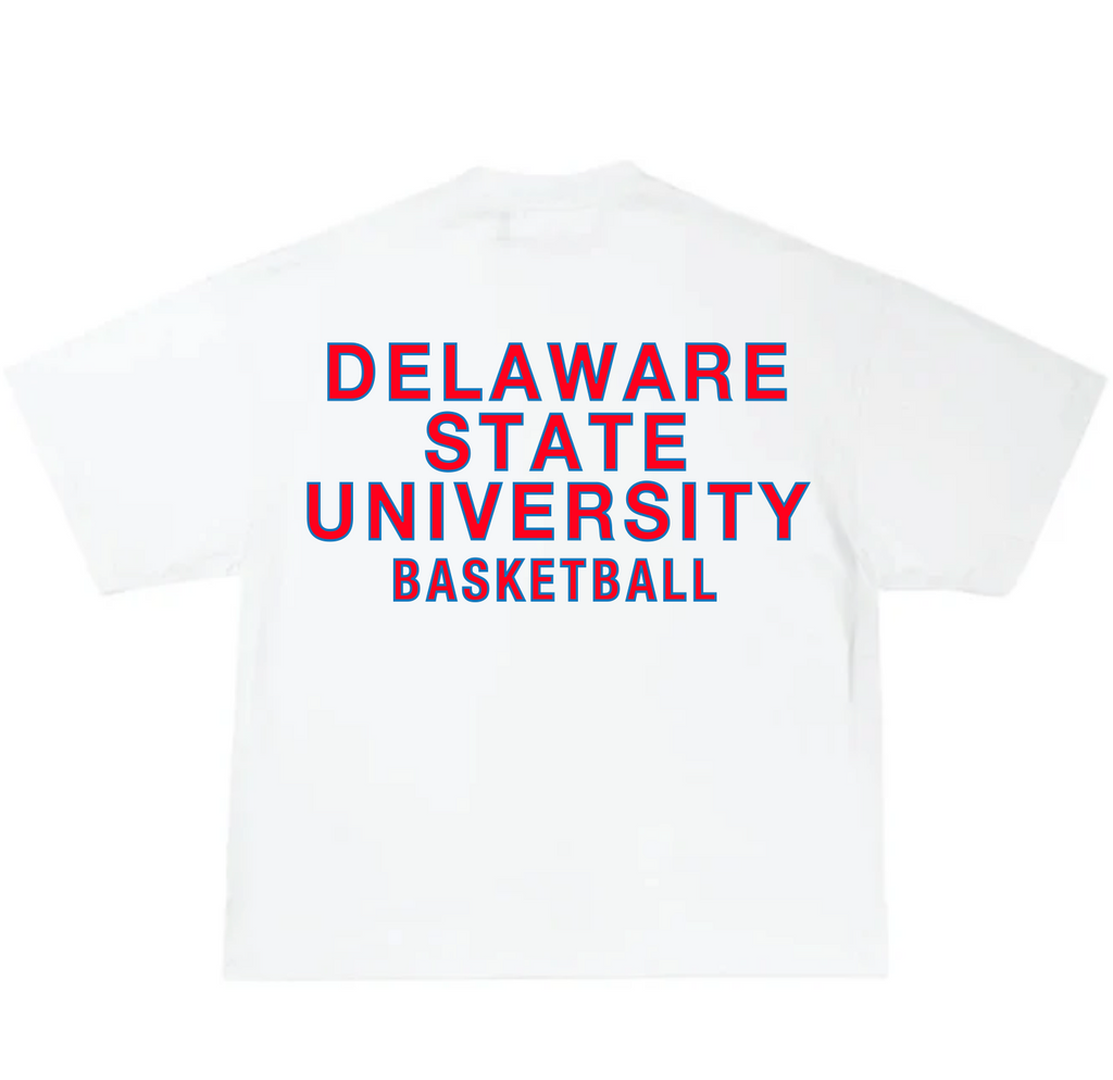 Vintage Washed Basketball Tee - White | 1891 Society Team Edition